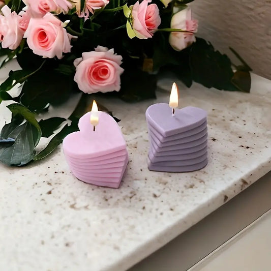 Heart Stack Soy Wax Candle