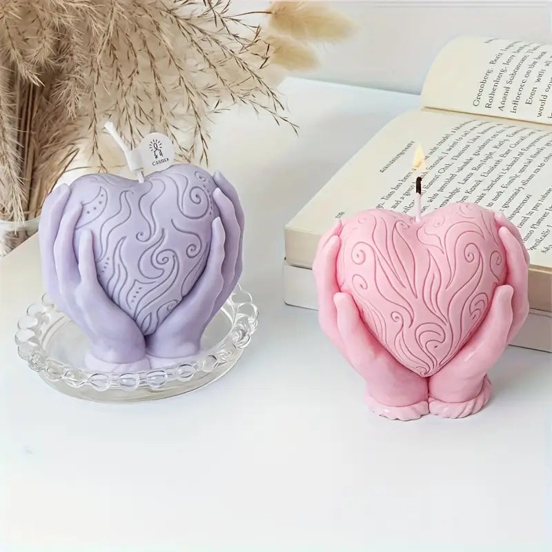 Heart in Hands Scented Candle