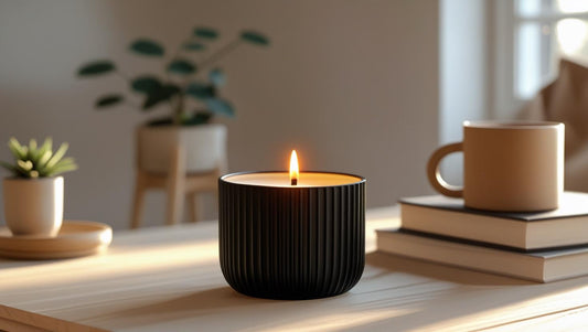 Minimal Glow Ceramic Candle