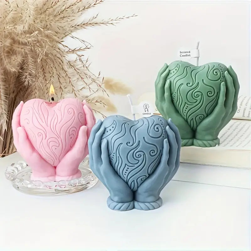 Heart in Hands Scented Candle