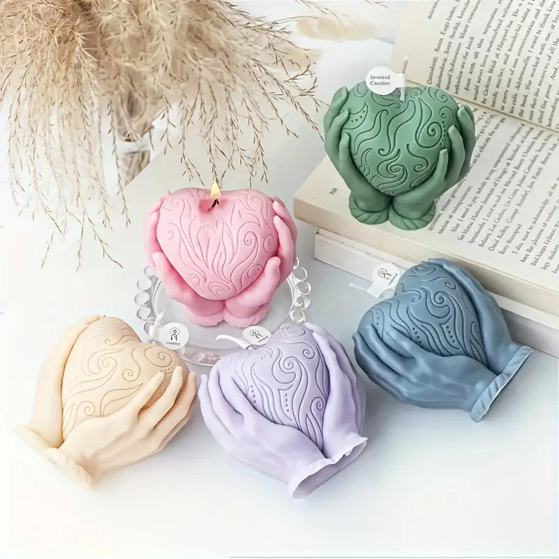 Heart in Hands Scented Candle