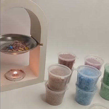 Scented Sand Wax – Set of 3 (10g Jars) | Multicolor
